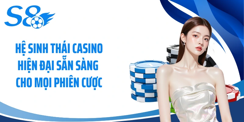 Hệ sinh thái casino hiện đại sẵn sàng cho mọi phiên cược