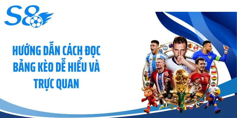 Hướng dẫn cách đọc bảng kèo dễ hiểu và trực quan